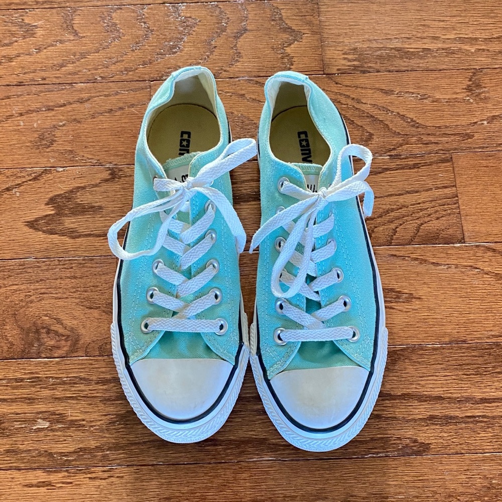 Ocean mint All Star Converse shoes